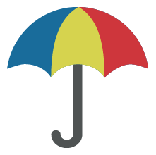 Colourful Umbrella Icon