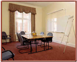 A meeting room at Whittlebury Hall