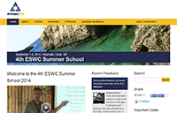 ESWC Summer School 2014 | Website Screenshot