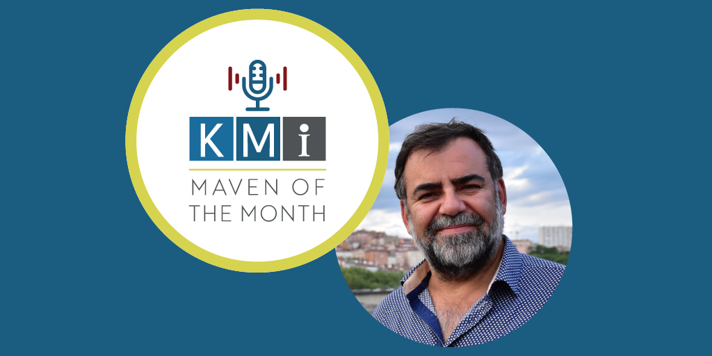 Maven of the month logo - Photo of Prof. Ricardo Baeza-Yates